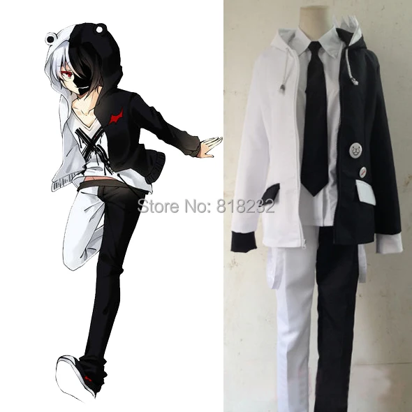Школьная Униформа Danganronpa Monokuma пальто куртка рубашка брюки наряд аниме костюмы