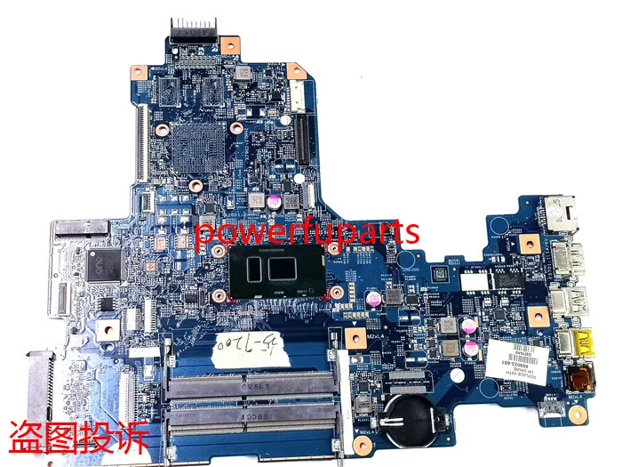 

for hp 17-x laptop motherboard 859033-601 859033-001 i5-7200 448.08E01.0021 15289-2 mainboard DDR4 working well