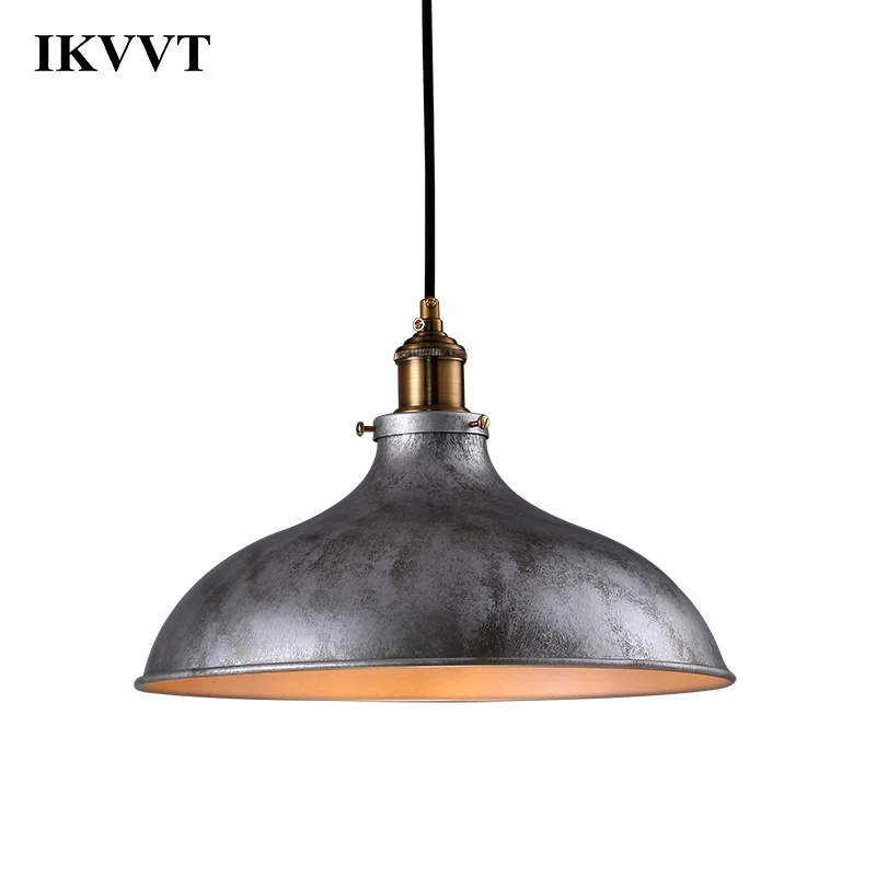 IKVVT LED винтажный чердак подвесные светильники E27 лампы алюминиевые промышленный