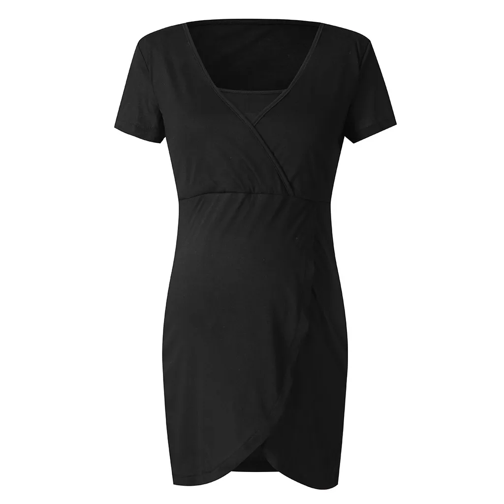 CHAMSGEND Robe Eemme Enceinte женское платье для беременных в полоску грудного вскармливания