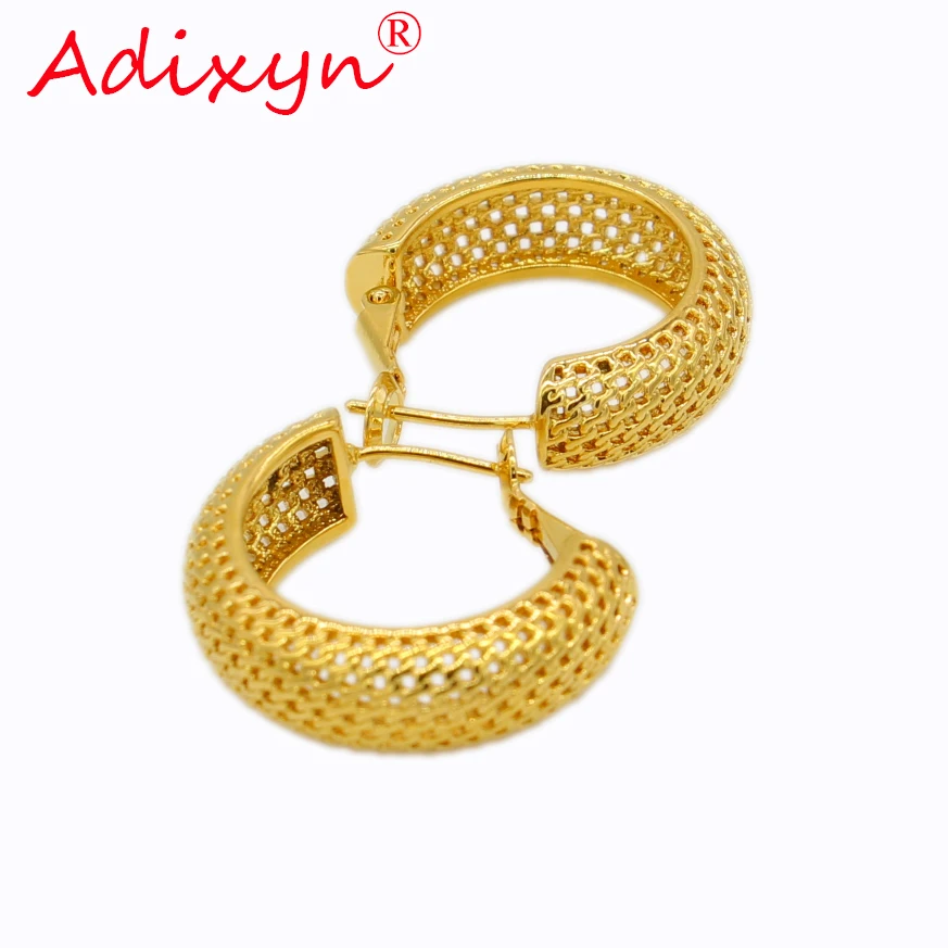 Серьги Adixyn золотого цвета для женщин и девочек модные украшения в арабском