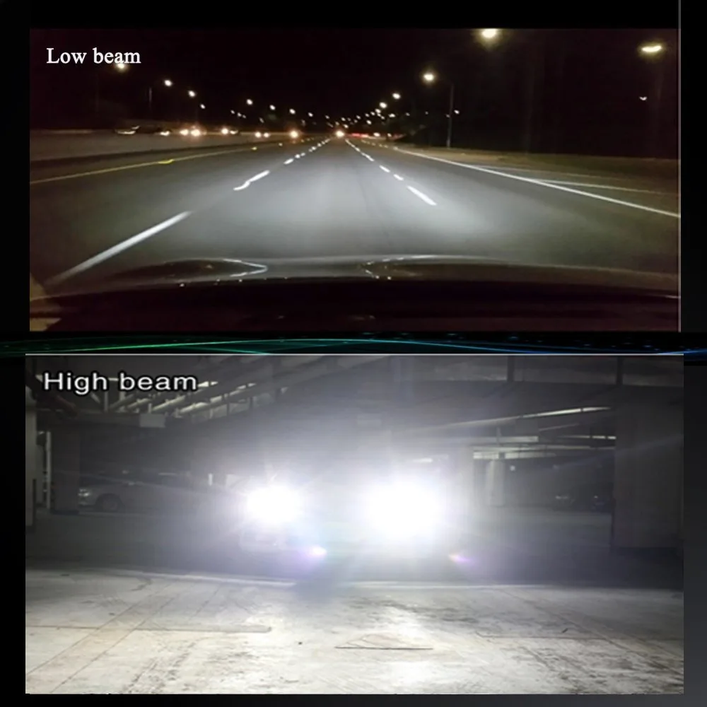 

Pair X9 New H4 Car Led Headlight High Power Auto H4-3 Hi/lo HB2 9003 H13 9007 High Low 6000K Bulb Repalcement Original Headlamp