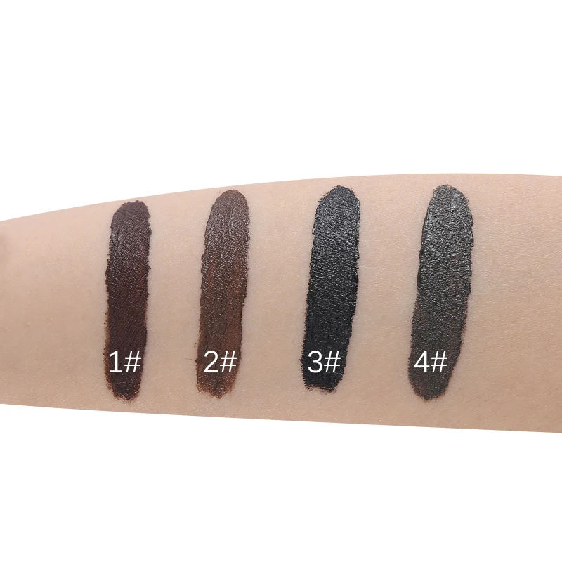 Подводка для глаз 2 в 1 с музыкальным цветком черная жидкая подводка карандаш +