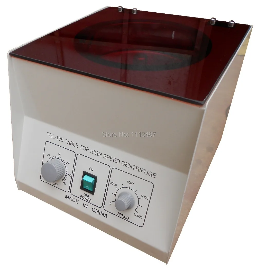 

TGL-12B Electric High Speed Medical Laboratory Centrifuge 12000rpm CE 12/24 0.25-1ml