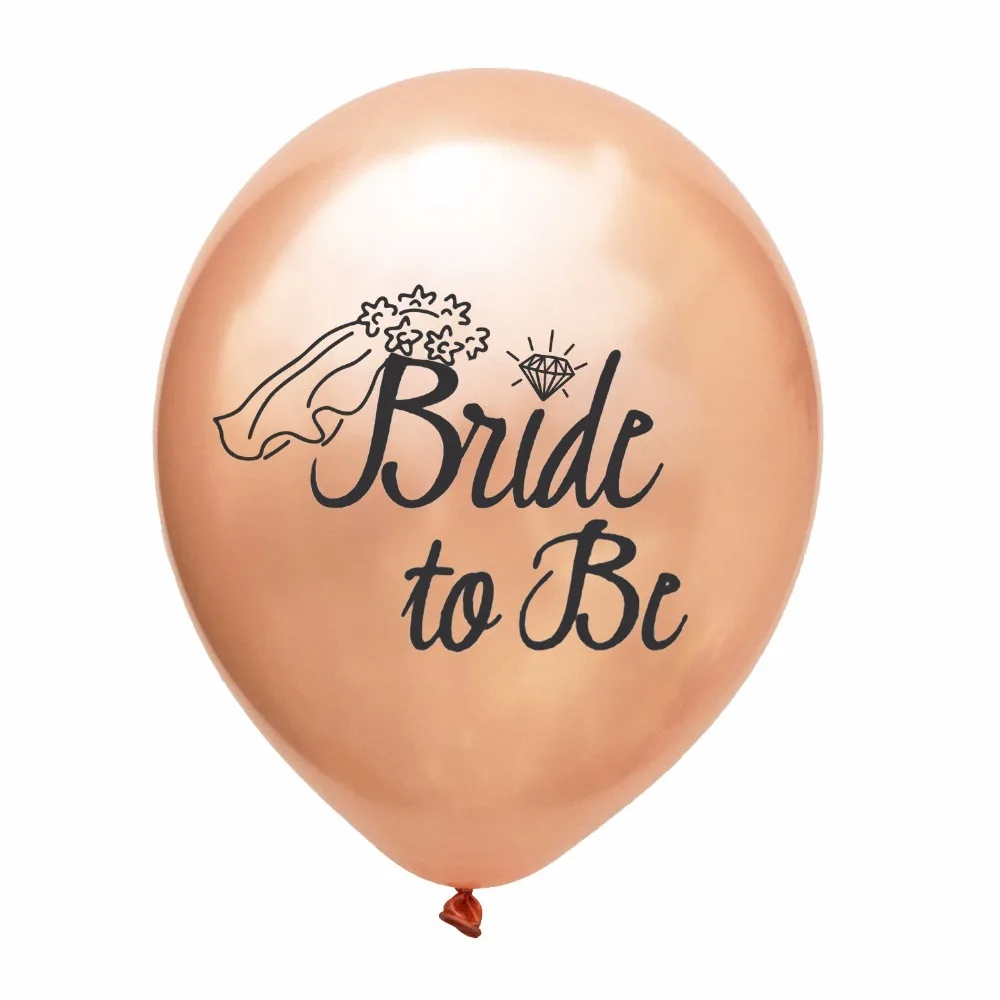 1 шт Розовое золото с надписью &quotBride to be&quot латексных воздушных шаров 12 дюймовый