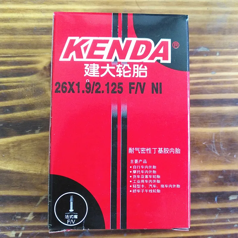 Сверхлегкая велосипедная трубка Kenda 26*1 9/2 125 для горного велосипеда из бутила