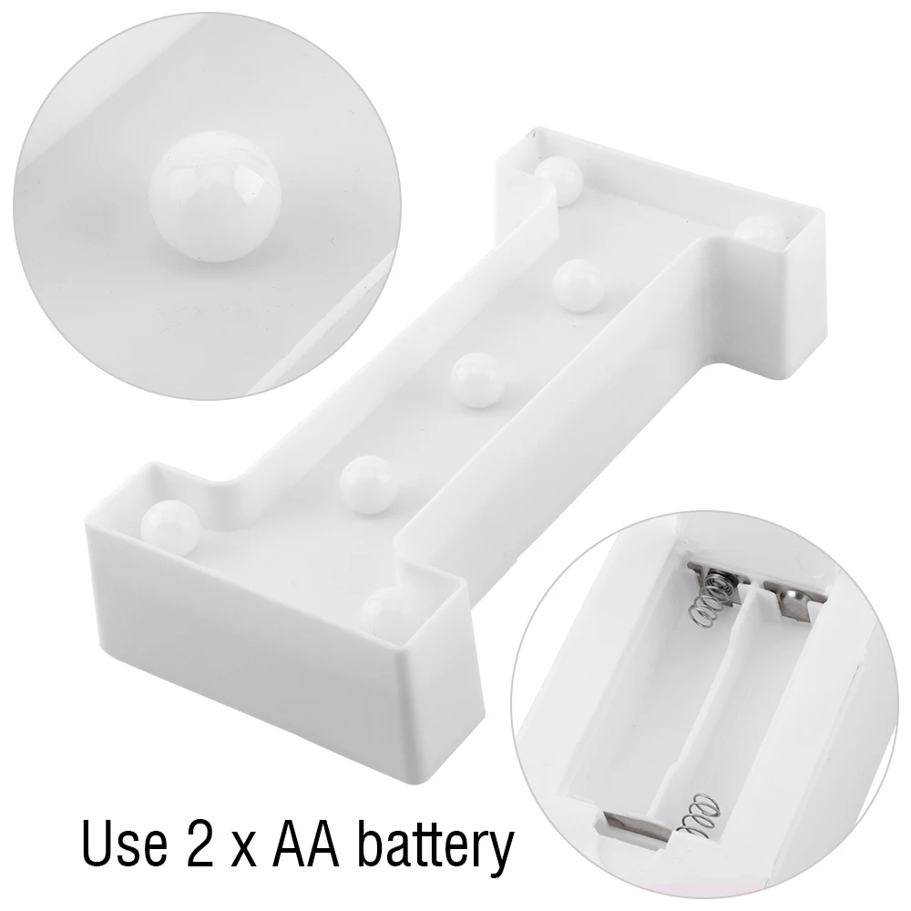 Романтический 3D письмо светодиодный ночной Светильник знак алфавита Marquee ночник