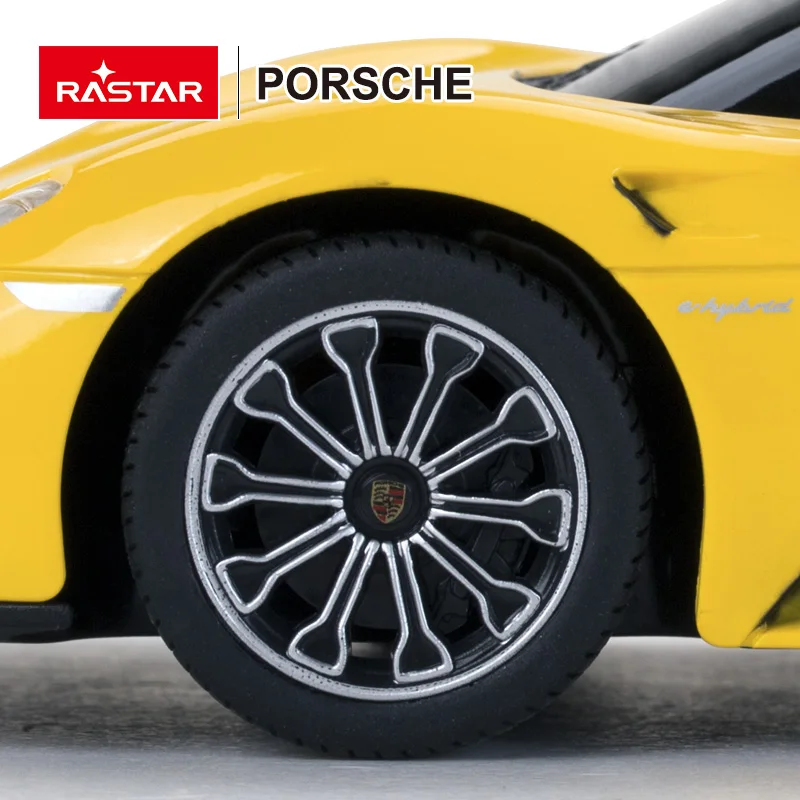 RASTAR лицензированные RC автомобиль 1:24 Porsche 918 Spyder электронный Рождество игрушки