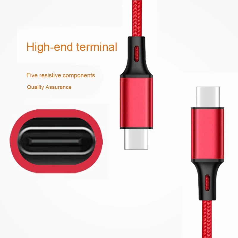 Зарядный кабель с разъемом Type C для Huawei P10 P20 P30 Pro Oneplus 6 5 Xiaomi Mi 8 USB быстрой зарядки 2 м