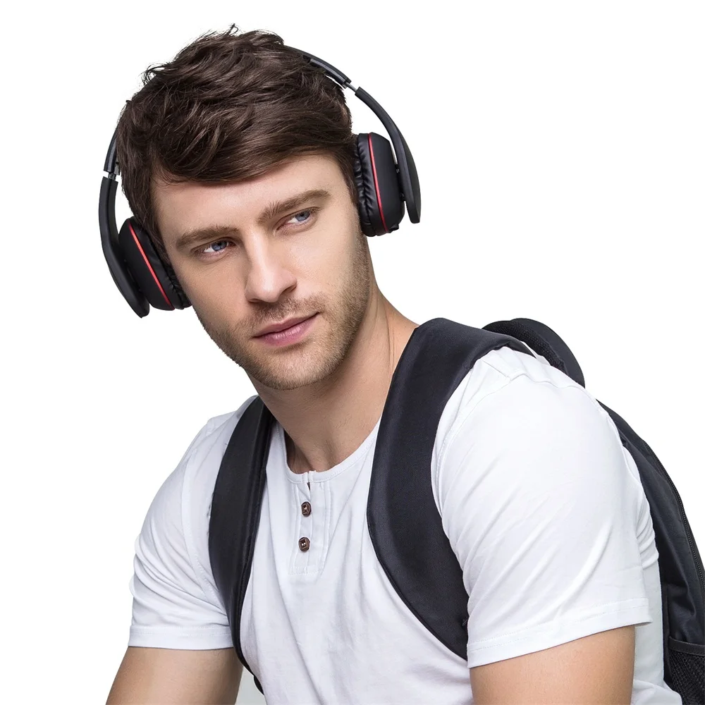 AUSDOM AH862, беспроводные наушники, Bluetooth, с микрофоном, беспроводная Bluetooth гарнитура, наушники, стерео, складные, высокое качество