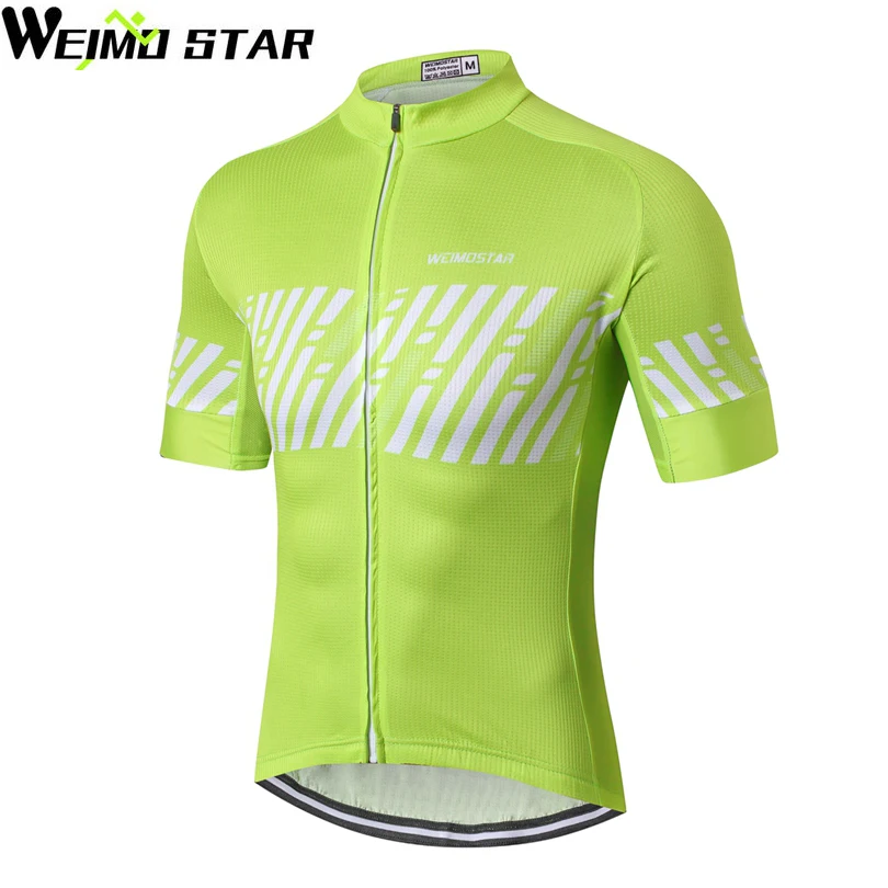 

WEIMOSTAR Team Cycling Jersey Short Sleeve Breathable MTB Bicycle Clothing Men's Bike Clothing Maillot Roupa Ropa De Ciclismo