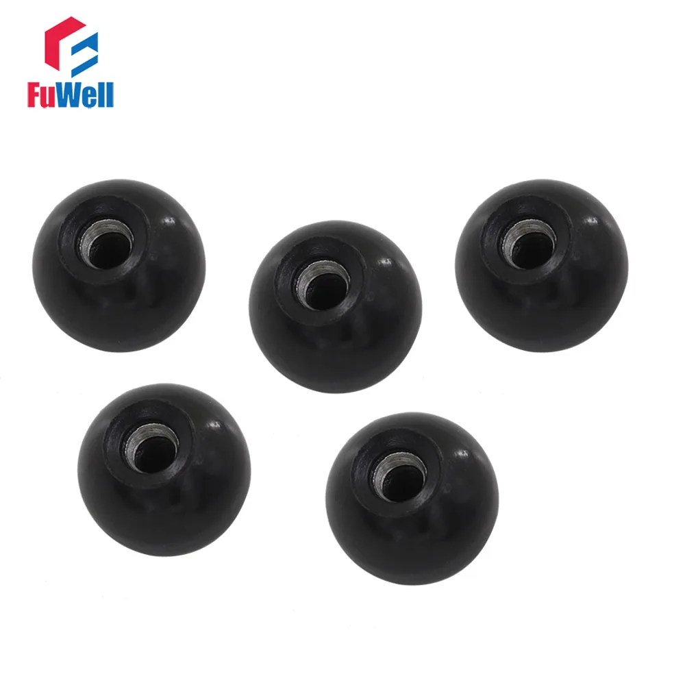 Ручка рычага шара из бакелитовой стали M6x25/M8x30/M10x35/m12x40 мм 5 шт.|iron knob|black iron knobsblack knobs