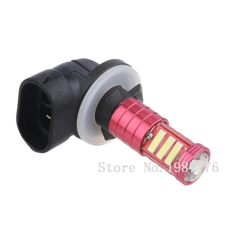 Автомобильная фара H27W2 PGJ13 2X881 холодный белый свет 550 люменов 7020 11 SMD лампа для