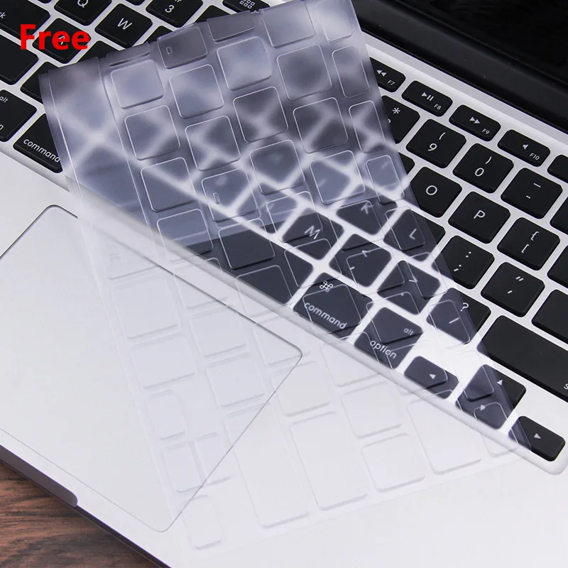Для Macbook A1706 1708 2017 для MacBook Pro 13 15 Air 11 12 ударопрочный жесткий чехол ноутбука 4в1