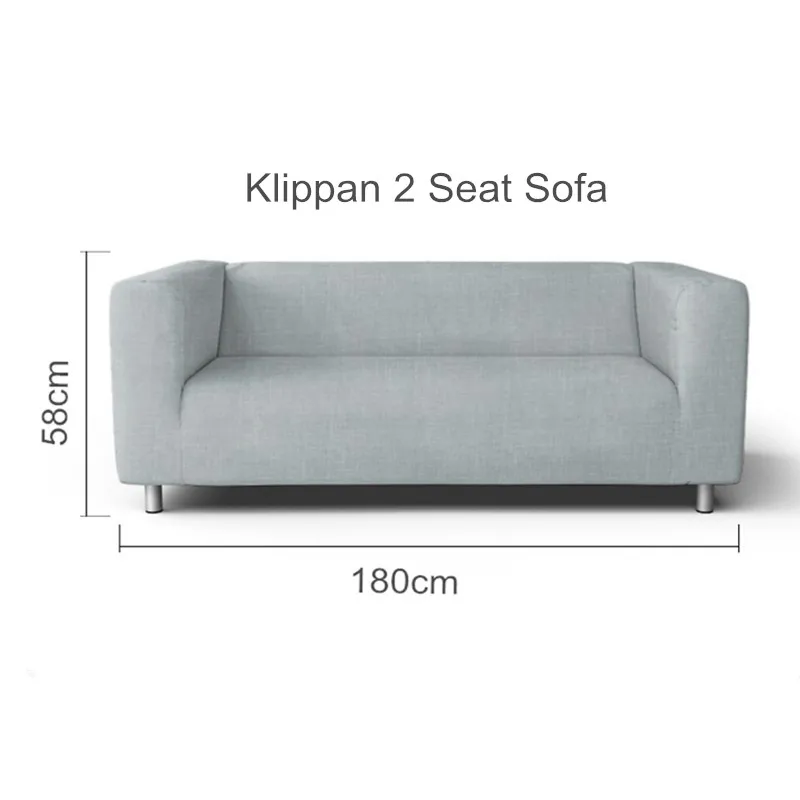 Сменный Чехол для 2-х местного дивана IKEA Klippan длинная юбка влюбленных чехол | Дом и