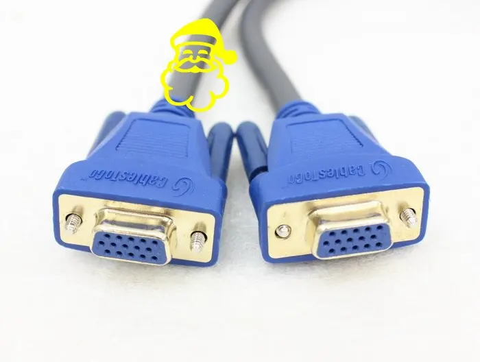 Y разветвитель для монитора VGA/SXGA кабель кабелей C2G Go 29610One HD15 штекер два гнездо