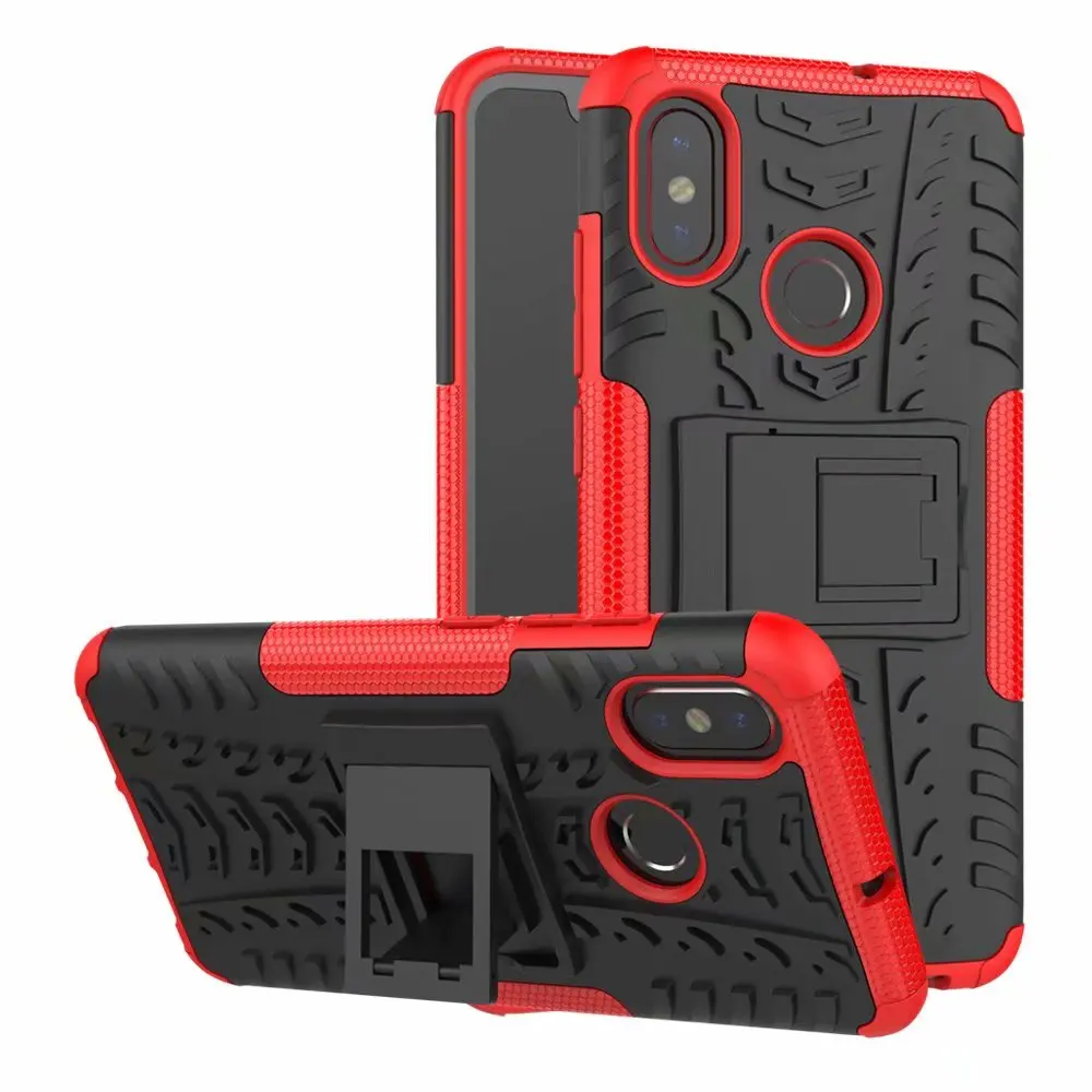 Противоударный защитный чехол-подставка для Xiaomi Mi A2 A1 7 5X6X8 Pocophone F1 Redmi S2 Y2 примечание 6 6A 5 5A 4 4X 4A 3 3S Pro Plus чехол