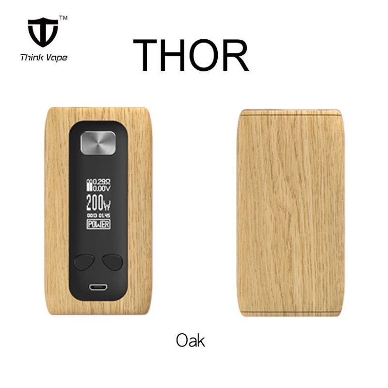 oaky Цветной ThinkVape Тор 200 Вт мод TC мод электронная сигарета Vape vs Think Vape Тор pro/Drag 2 мод Vape мод для DIY RTA RDA - Цвет: oaky