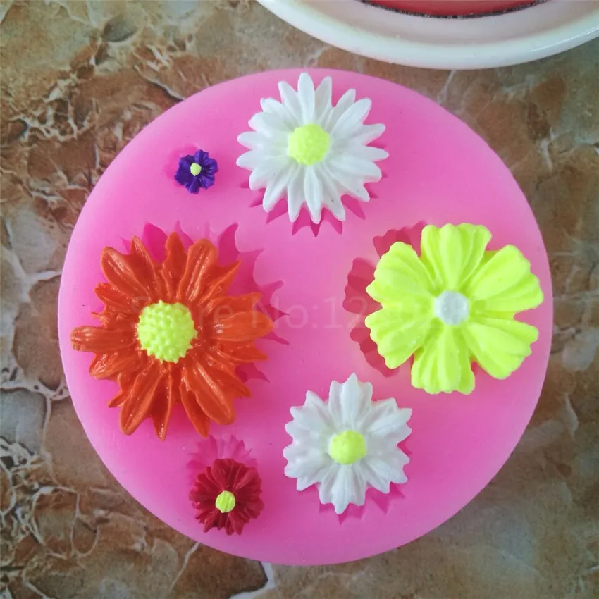 Высокого качества Sugarcraft цветок силиконовые формы помадка плесень торт украшая