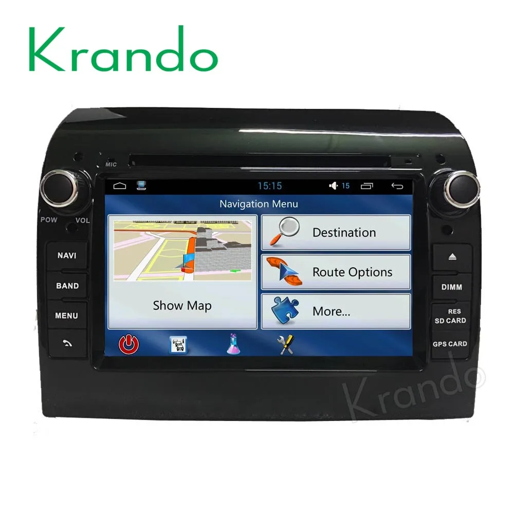 Krando Android 8 0 автомобильный навигатор gps для fiat ducato peugeot boxer citroen jumper 2008 +