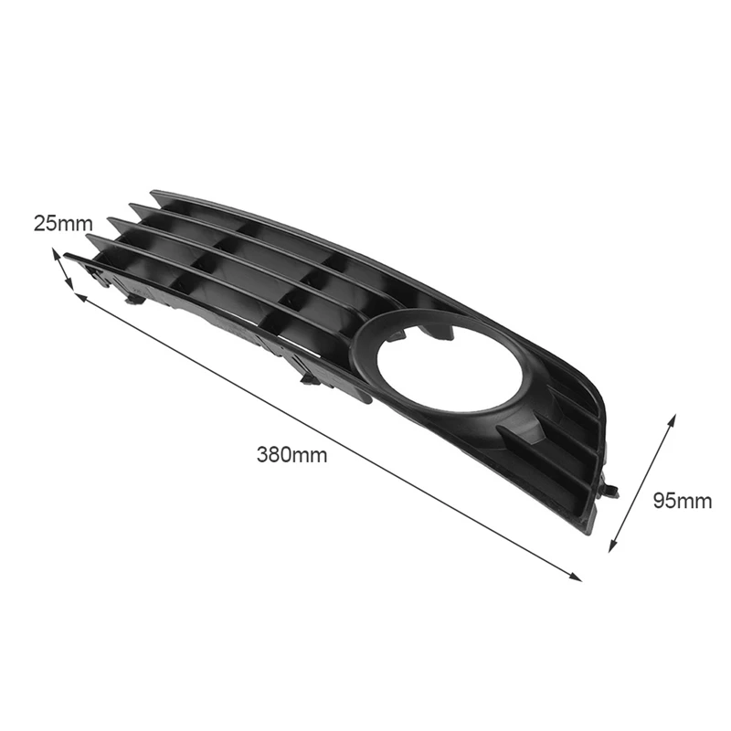 

VODOOL 2Pcs Car Front Bumper Lower Side Fog Light Grille Grill Cover For Audi A4 B6 2002-2005 Car Styling Exterior Accessories