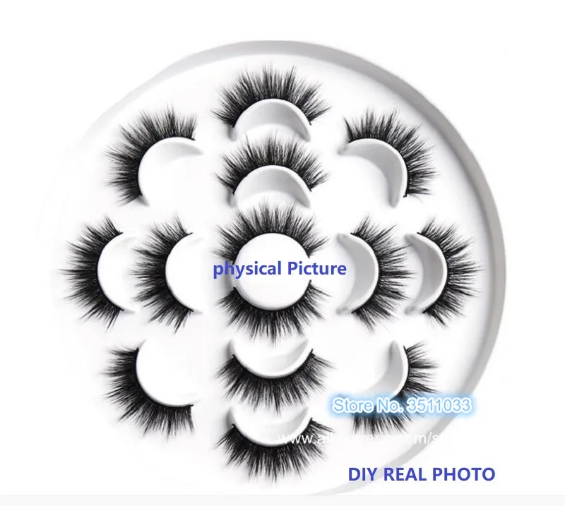 30 шт. пустая коробка для ресниц пластиковая упаковки пустой косметический