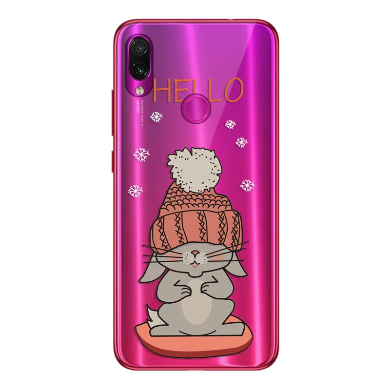 18 Geruide 6.3 For xiaomi redmi note 7 Case Cover, Printed Soft Silicon TPU Back Cover Case For xiaomi redmi note 7 pro Phone Cases - Цвет: 18