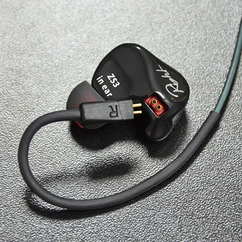 KZ zs3 Hifi наушники гарнитура металлический тяжелый бас звук с/без микрофона для