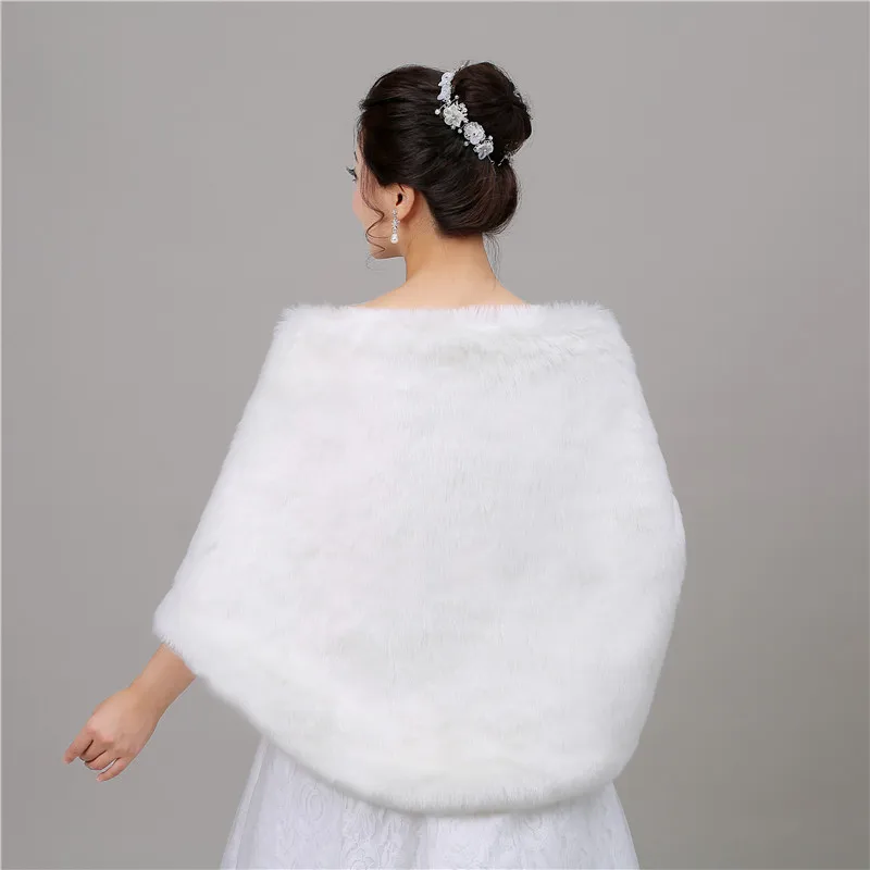 Накидка на свадьбу Forevergracedress накидка из искусственного меха осень и зиму 2018|faux fur