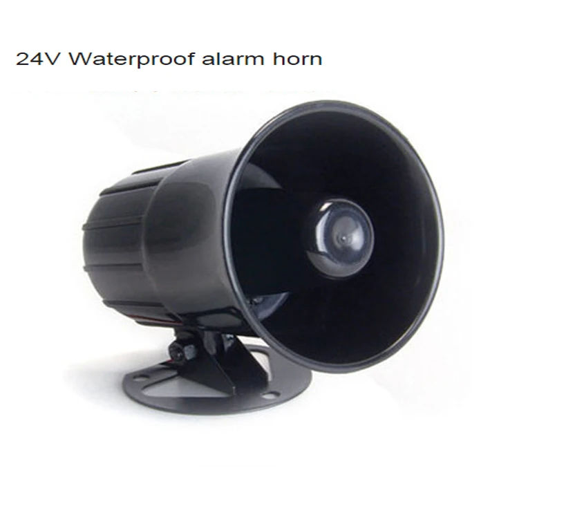 Новый 24 В Проводная Сирена Рог Зуммер Спикер Для Автомобиля и Системы Защиты