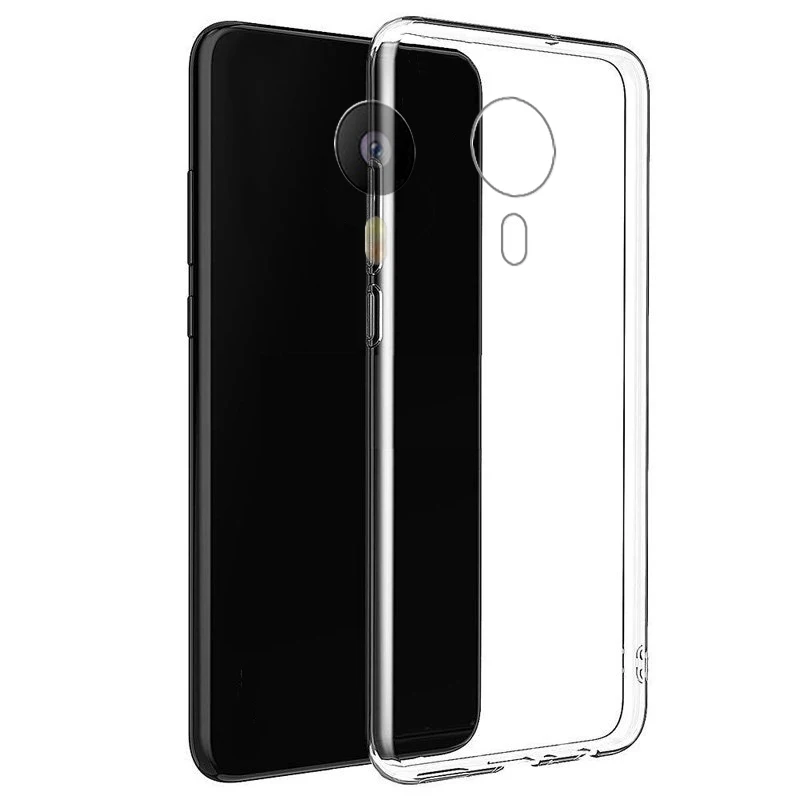 Прозрачный противоударный силиконовый прозрачный чехол для телефона Meizu Noblue M57A |