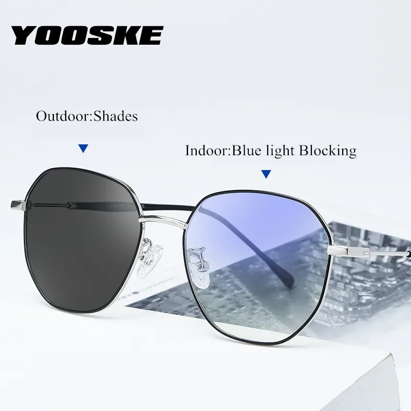 Oulylan, синий светильник, блокирующие очки, мужские Оптические очки, фотохромные очки, женские ультра светильник, металлическая оправа, компьютерные очки