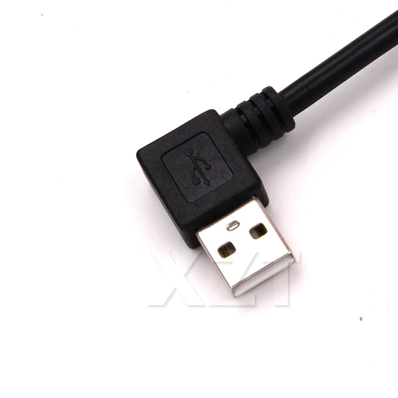 Высокое качество 10 шт./лот 26 см USB 2 0 папа Мама 90 градусов угловой usb кабель