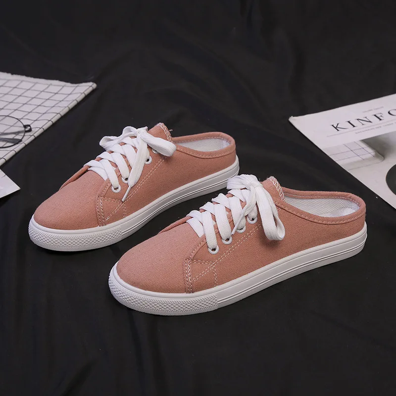 CUZULLAA Women Candy Color Casual Shoes Fashion Sneakers 2019 Female Breathable Shallow Rubber Sole Sports Size 35-40 | Обувь