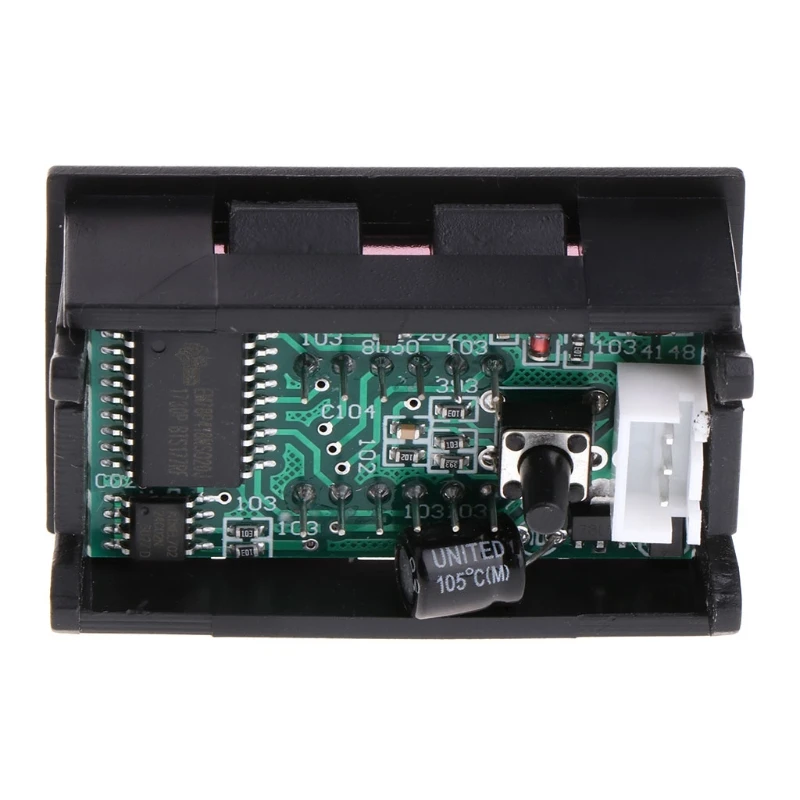 

2 in 1 LED Tachometer Gauge Digital RPM Voltmeter for Auto Motor Rotating Speed