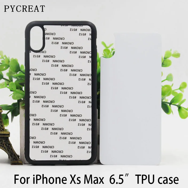 Резиновый чехол для iPhone XS Max 6 5 дюйма Мягкий Силиконовый ТПУ с рисунком без