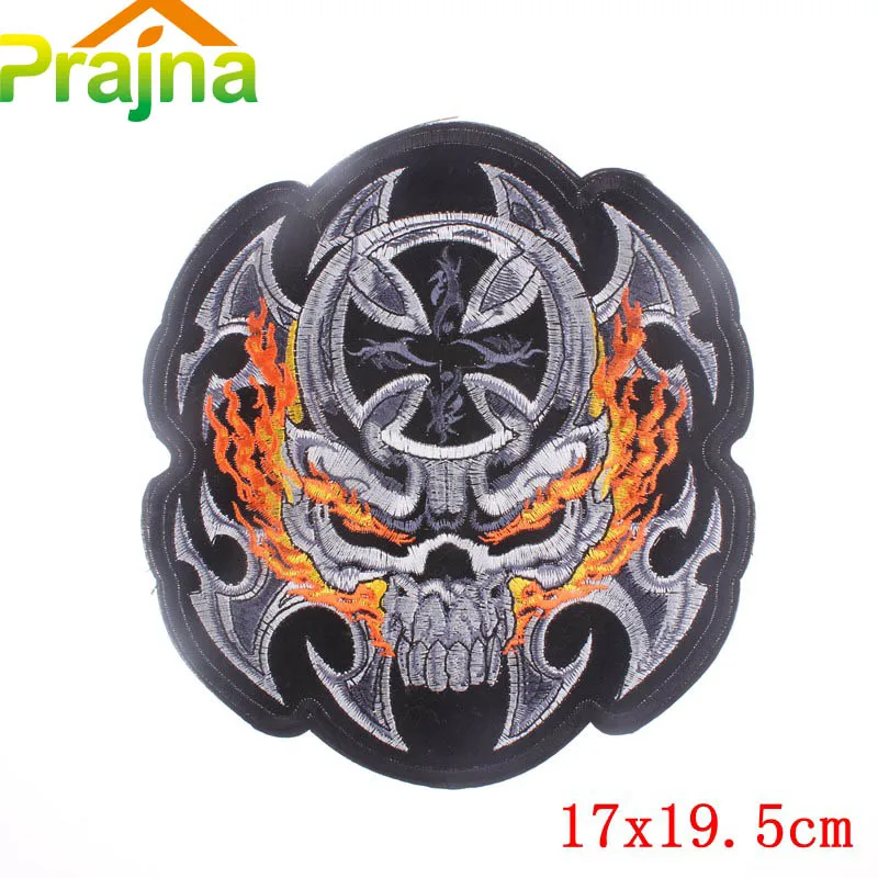 Белый Prajna Live To Ride Patch Motorcycle Letter Hippie Patches Iron On Embroidered Patches For Clothes Stripes Stickers DIY Applique - Цвет: Белый