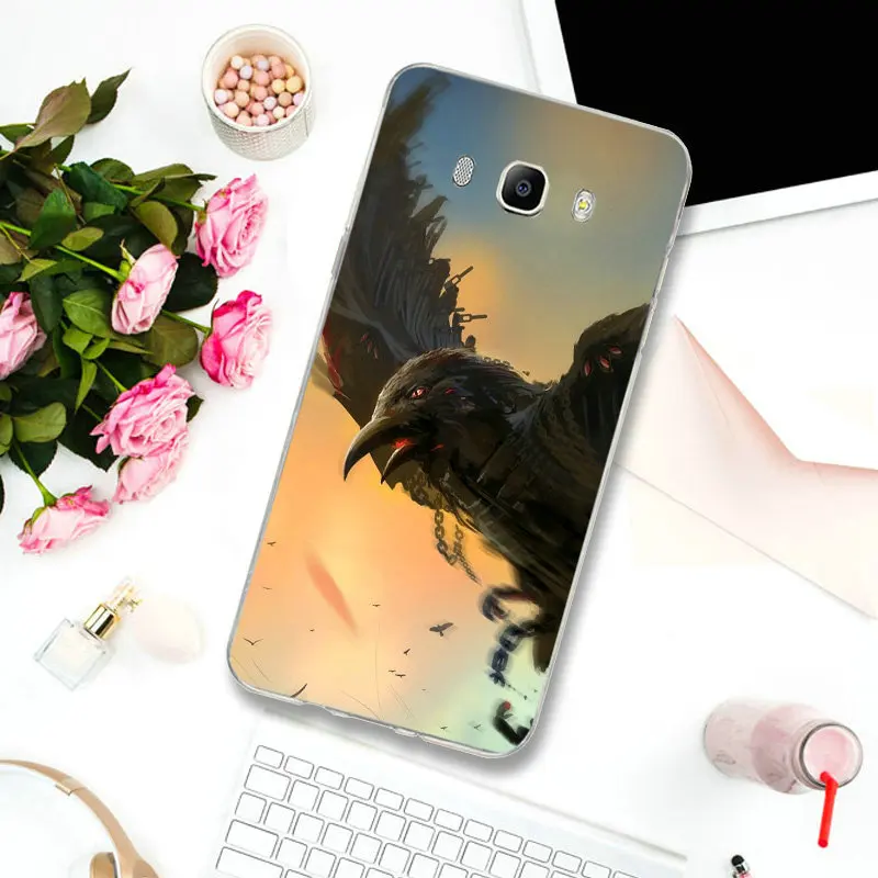 Мягкий тонкий чехол из ТПУ для Samsung S2 S3 S4 S5 Mini S6 S7 Edge S8 S9 S10 Plus Lite Note 5 8 9 Raven Dark Crow |