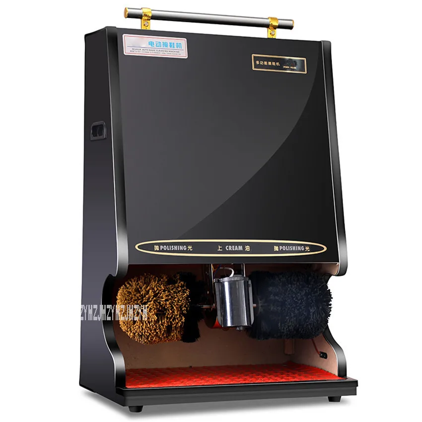 H full hemming YK-D52 Полностью Автоматическая Индукционная машинка для чистки обуви для мужчин и женщин, набор для чистки кожаной обуви, набор для чистки обуви, электрический прибор для чистки обуви - Цвет: H full hemming