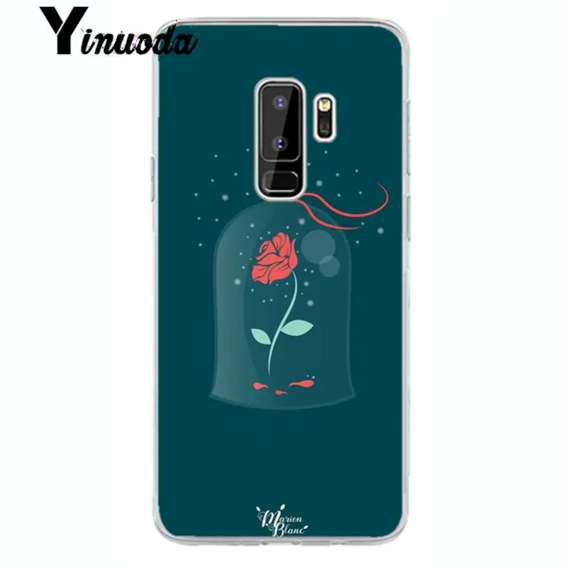 Новый прозрачный чехол Yinuoda для samsung galaxy S9 plus S6 edge S5 S8 plus|Чехлы-накладки| |