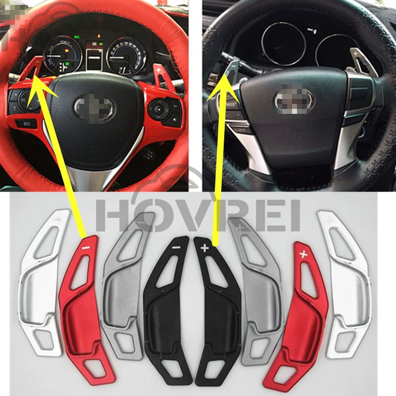1 пара Рулевое колесо весло для Toyota RAV4 Camry Corolla Mark X zelas RAV 4 Алюминий Шестерни
