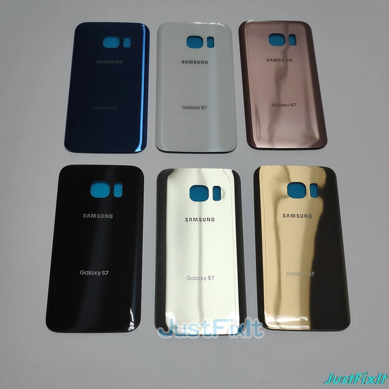Replace Battery Cover For SAMSUNG Galaxy S7 G930F Back Door Rear Glass Housing Case | Мобильные телефоны и аксессуары
