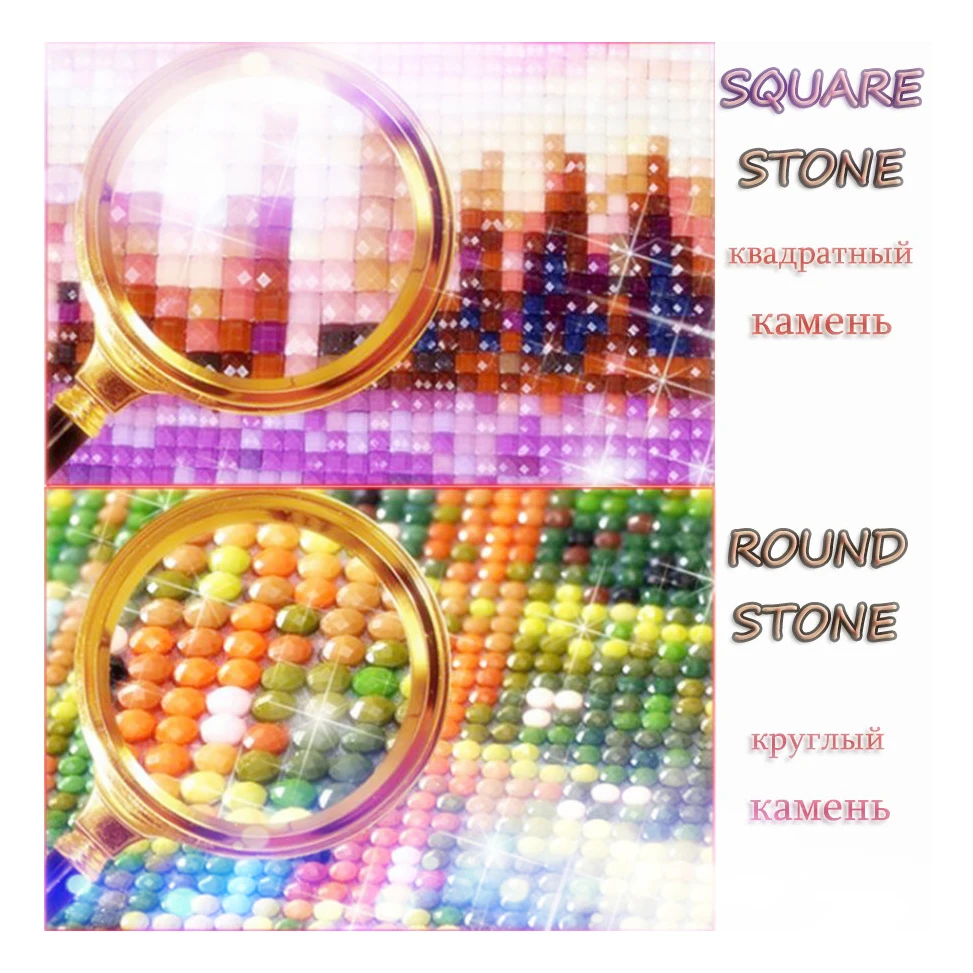 Scenic Diamond Mosaic Embroidery Hobbies and Craft Wall Decor DIY Painting Seaside Children Patterns Rhinestone Child YD | Дом и сад