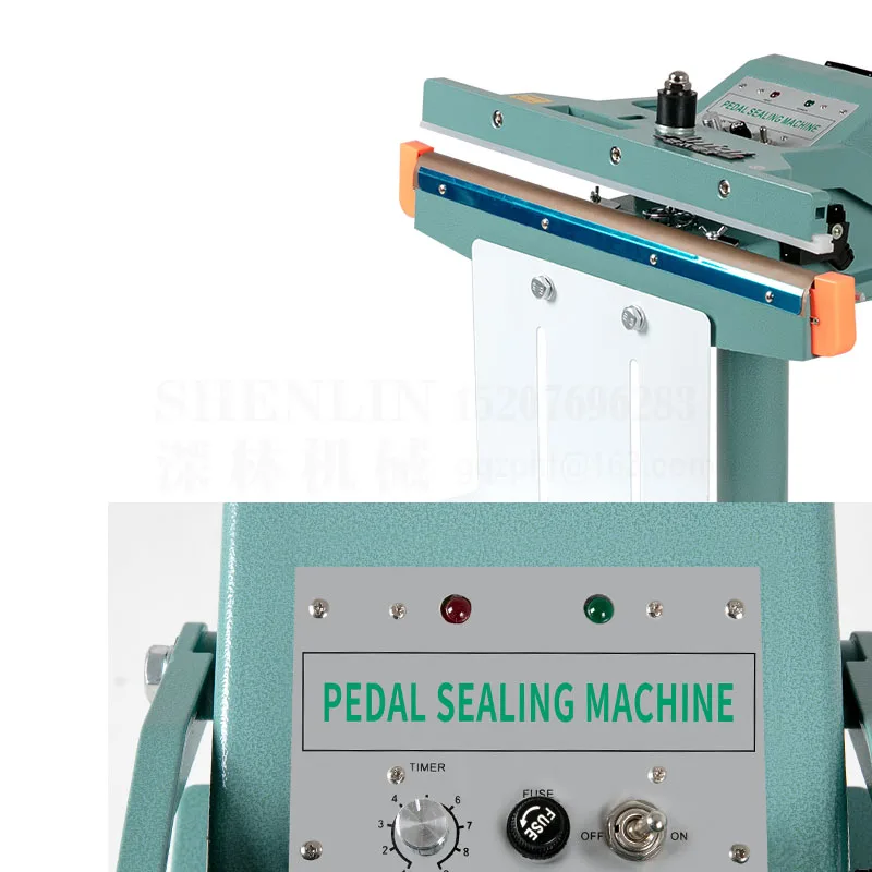 SHENLIN Pedal sealing machine bag impulse sealer aluminum foil package wrapping PFS800/1000mm | Инструменты