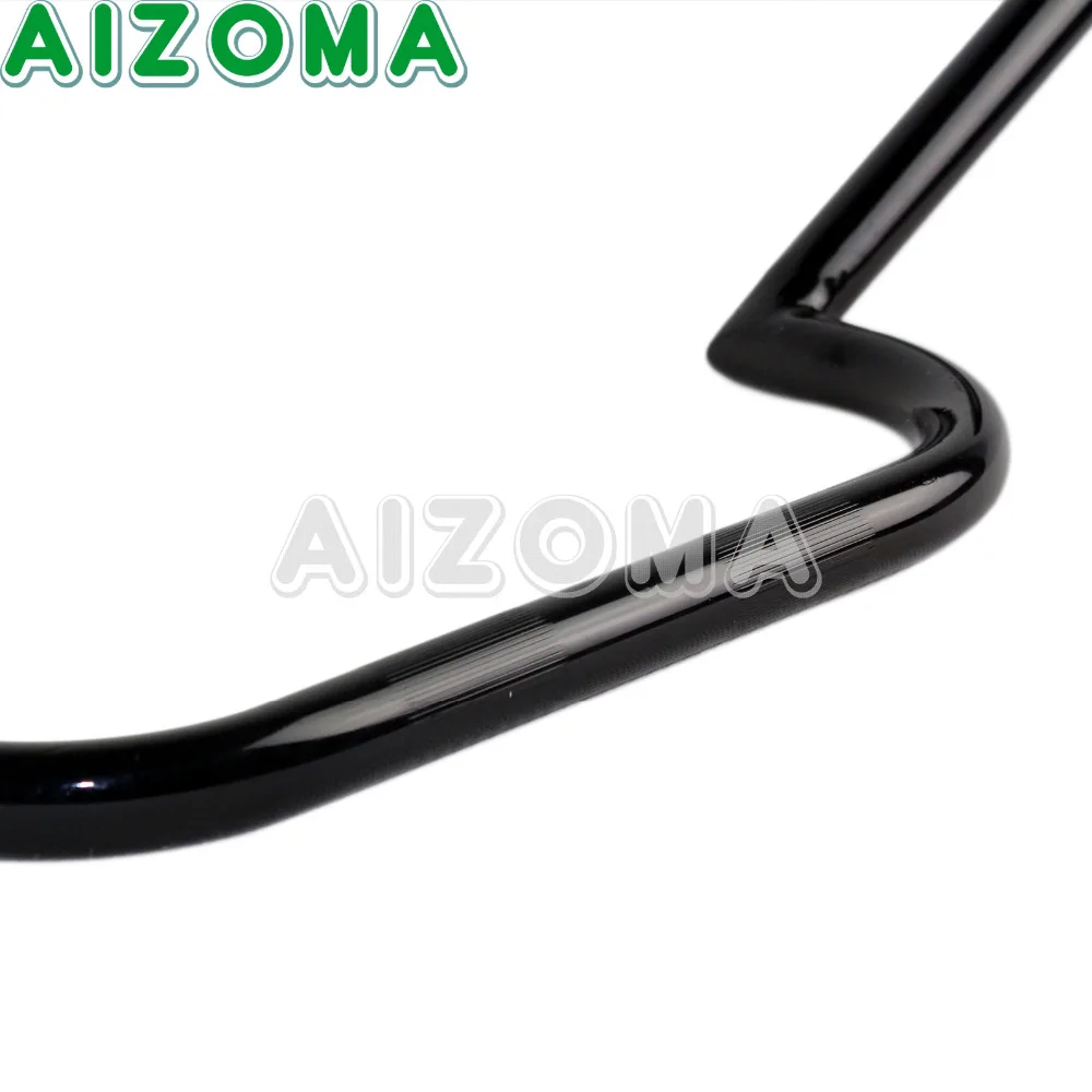 Мотоциклетный черный руль 7/8 дюйма 22 мм 4 для Honda Yamaha Suzuki Kawasaki Harley Chopper Bobber Cafe