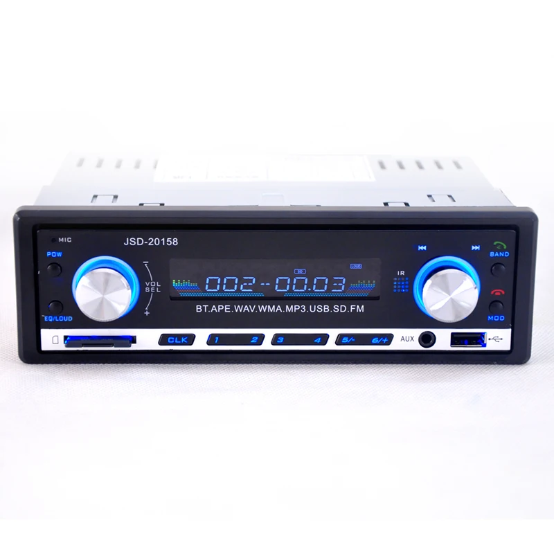 12 В автомобильный стерео fm-радио MP3 аудио плеер Поддержка Bluetooth телефон с USB/SD MMC