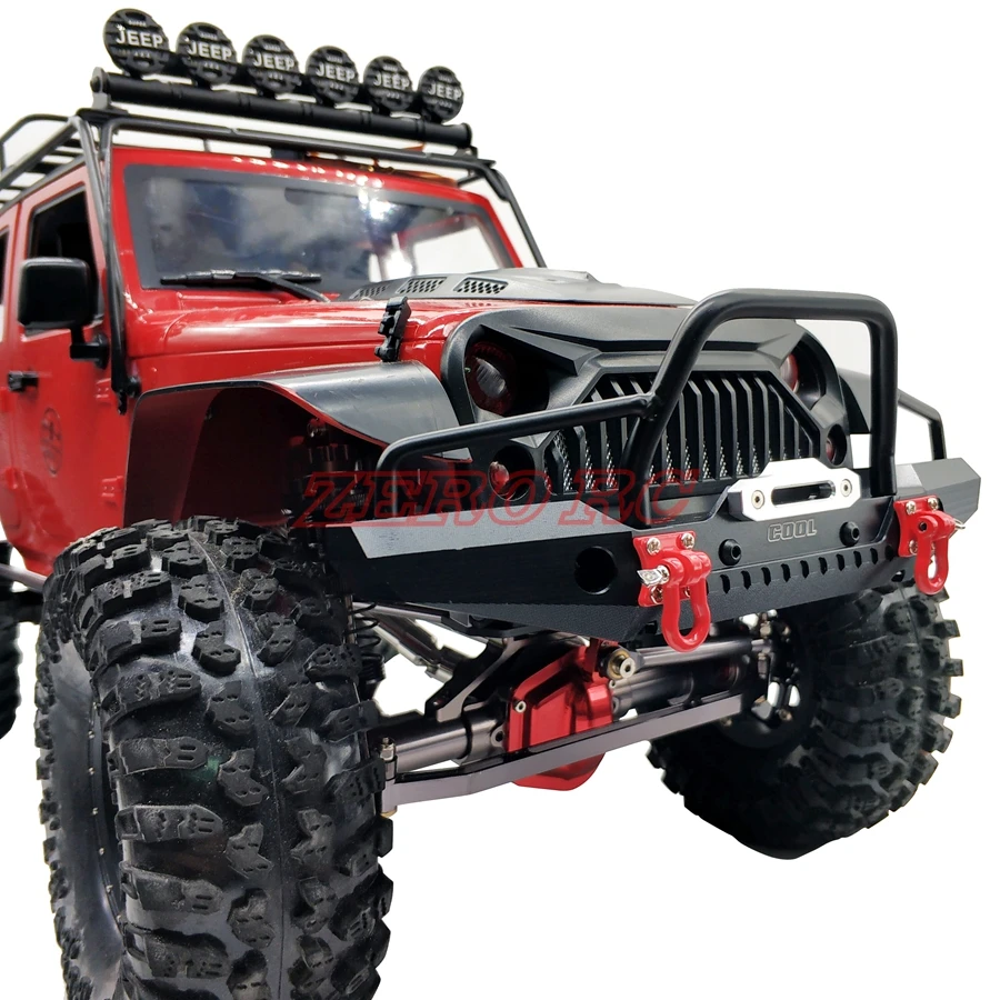 COOL RACING TRX4 металлический передний бампер со светодиодсветильник кой для 1/10