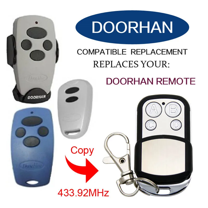 DOORHAN пульт дистанционного управления 433 МГц сменный прокатный код DOORHAN гаражная дверь пульт дистанционного управления
