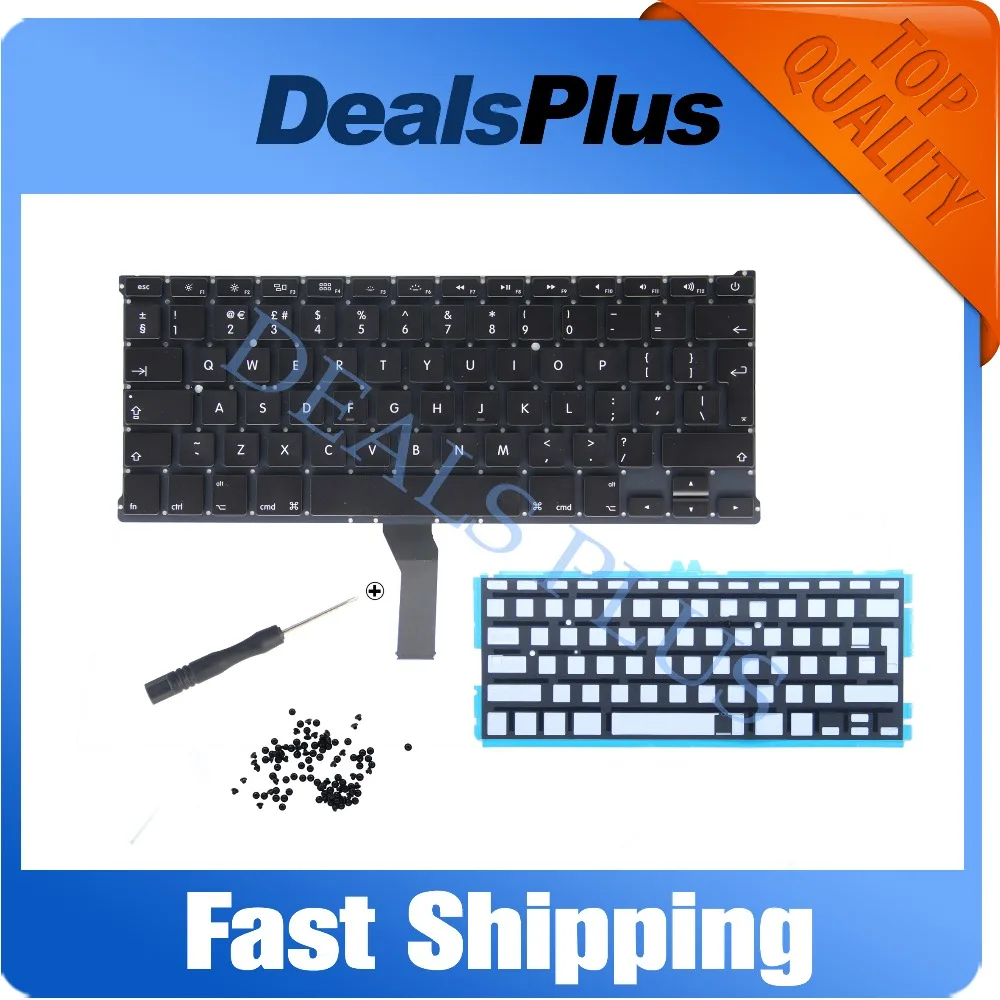 

New UK Keyboard with Backlight backlit For Macbook Air 13" A1369 A1466 MD231 MD232 MC503 MC504 2011-2016 YEAR