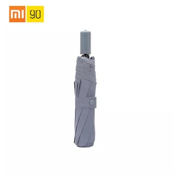 Серый Xiaomi 90Fun портативный большой зонт UPF40+ Солнечный дождливый алюминиевый ветрозащитный водонепроницаемый УФ для мужчин и женщин Лето Зима - Цвет: Серый